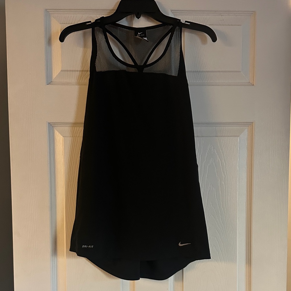 Nike Women's Black Dri-FIT Tank Top